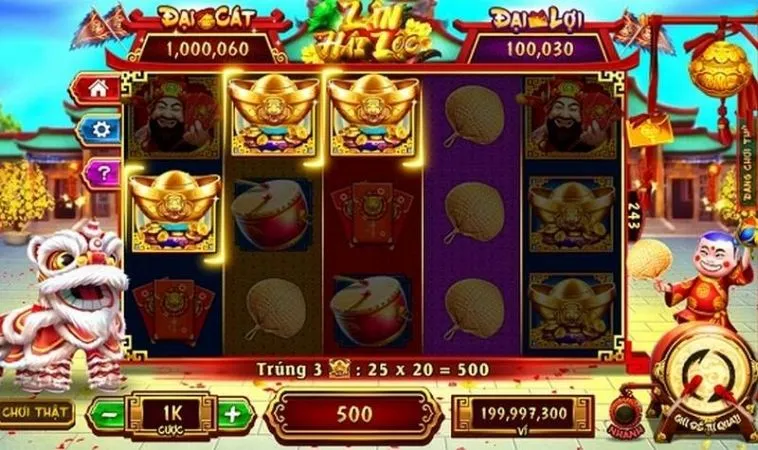 Biểu tượng trong game Nổ Hũ Lân Hái Lộc Tại BET168VN